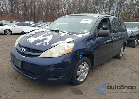 2006 Toyota Sienna Ce z USA, uszkodzony, nr VIN 5TDZA23C66S563680